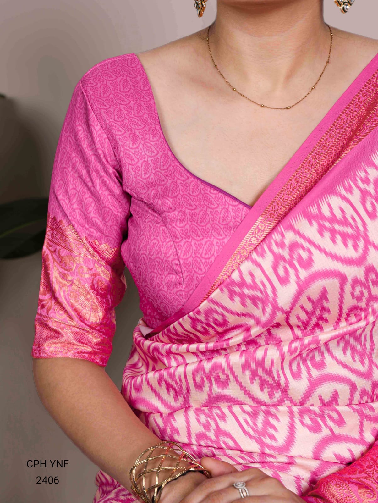 Tussar Silk Saree with Viscose Border Elegance